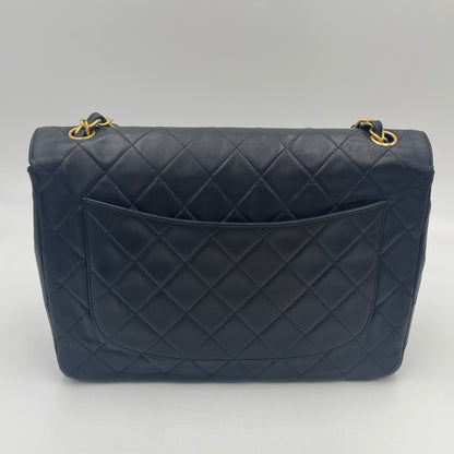 CHANEL Vintage Classic Single Flap Matelassé Lambskin Chain Shoulder Bag