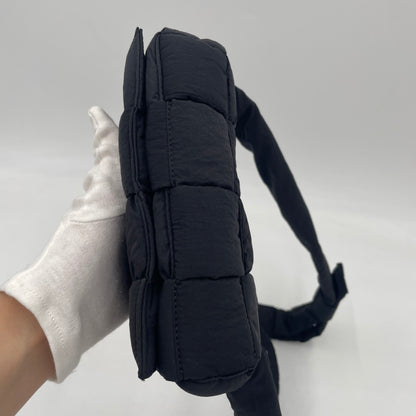 BOTTEGA VENETA Padded Intrecciato Nylon Body Bag