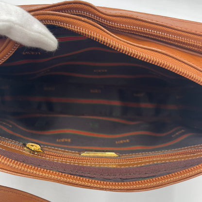 LOEWE Vintage Wooden Panel Shoulder Bag