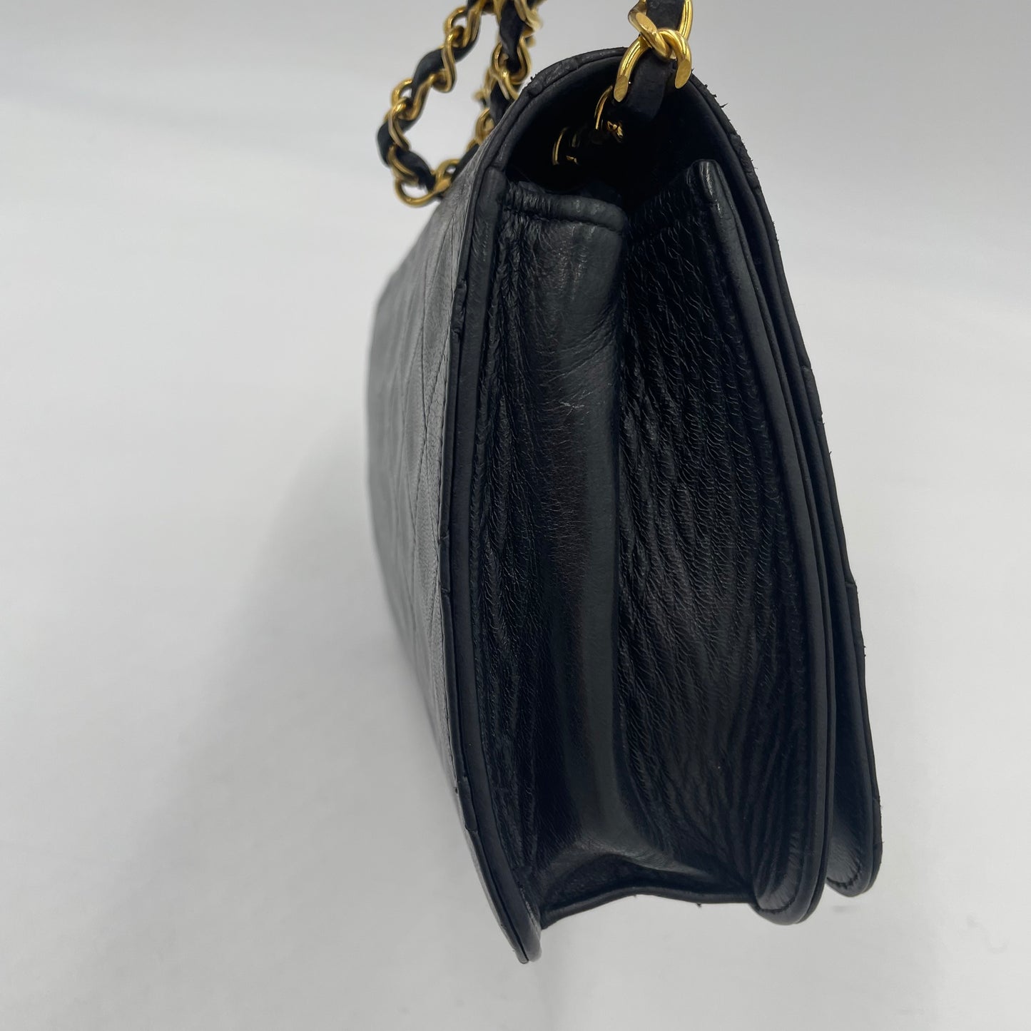 CHANEL Matelassé Push Lock Chain Shoulder Bag