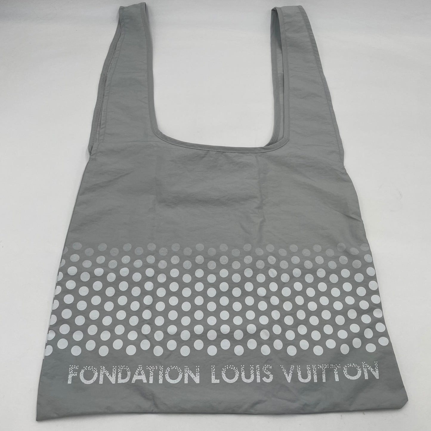 FONDATION LOUIS VUITTON Dot Print Tote Bag Gray