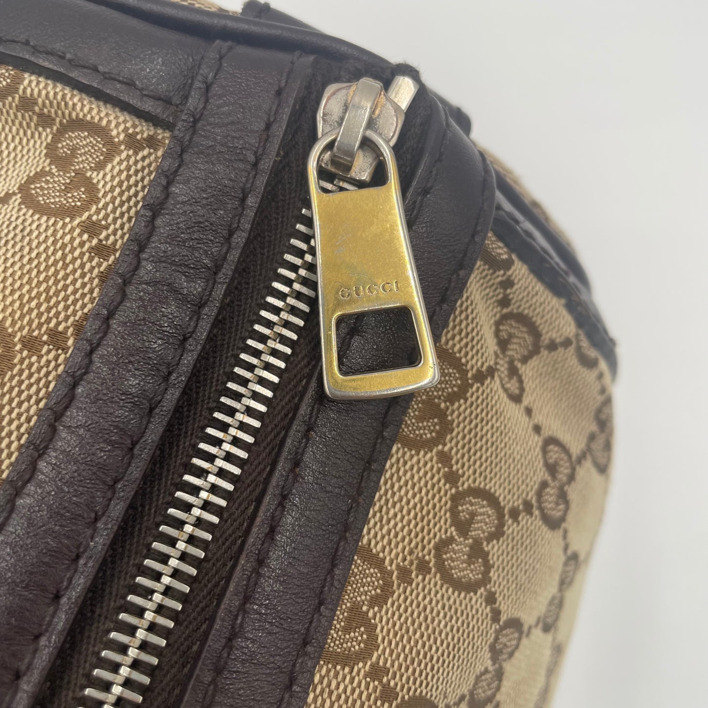 GUCCI GG Canvas Mini Boston Bag