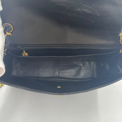 CHANEL Vintage Classic Single Flap Matelassé Lambskin Chain Shoulder Bag