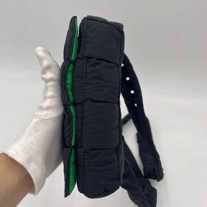 BOTTEGA VENETA Padded Intrecciato Nylon Body Bag