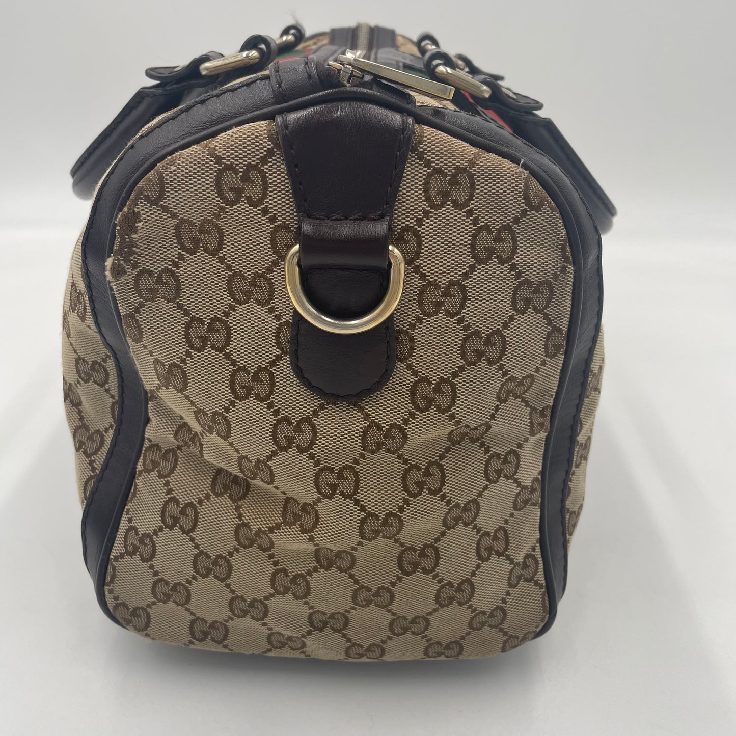 GUCCI GG Canvas Mini Boston Bag