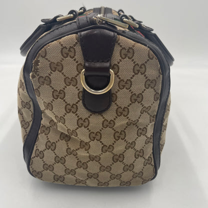GUCCI GG Canvas Mini Boston Bag