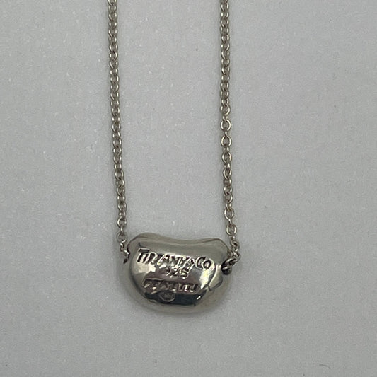 Tiffany & Co. Bean Necklace SV925 Silver for Women
