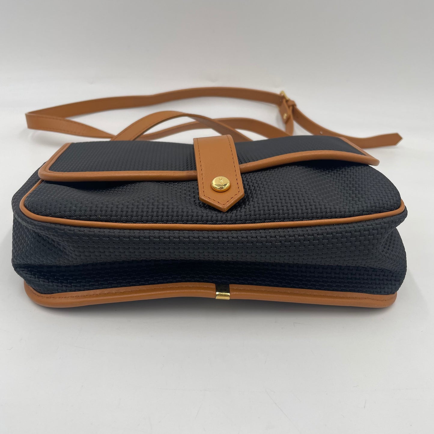 Yves Saint Laurent Vintage PVC & Leather Shoulder Bag