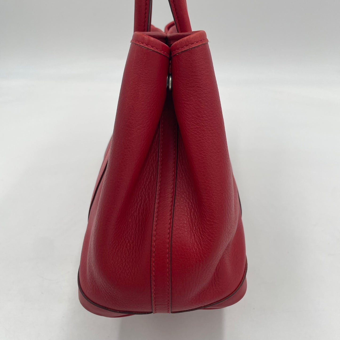 HERMÈS Garden Twilly □J  (2006) Garden Party TPM Vermilion Red Swift Leather
