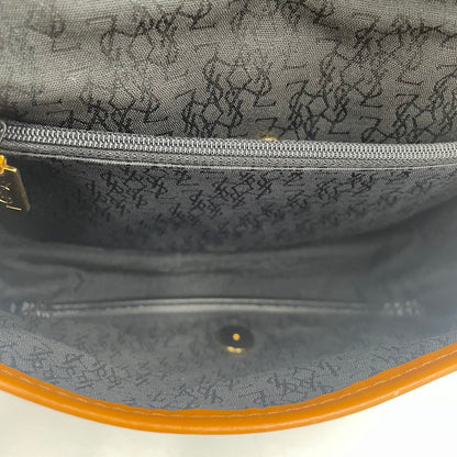 Yves Saint Laurent Vintage PVC & Leather Shoulder Bag