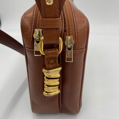 LOEWE Vintage Wooden Panel Shoulder Bag