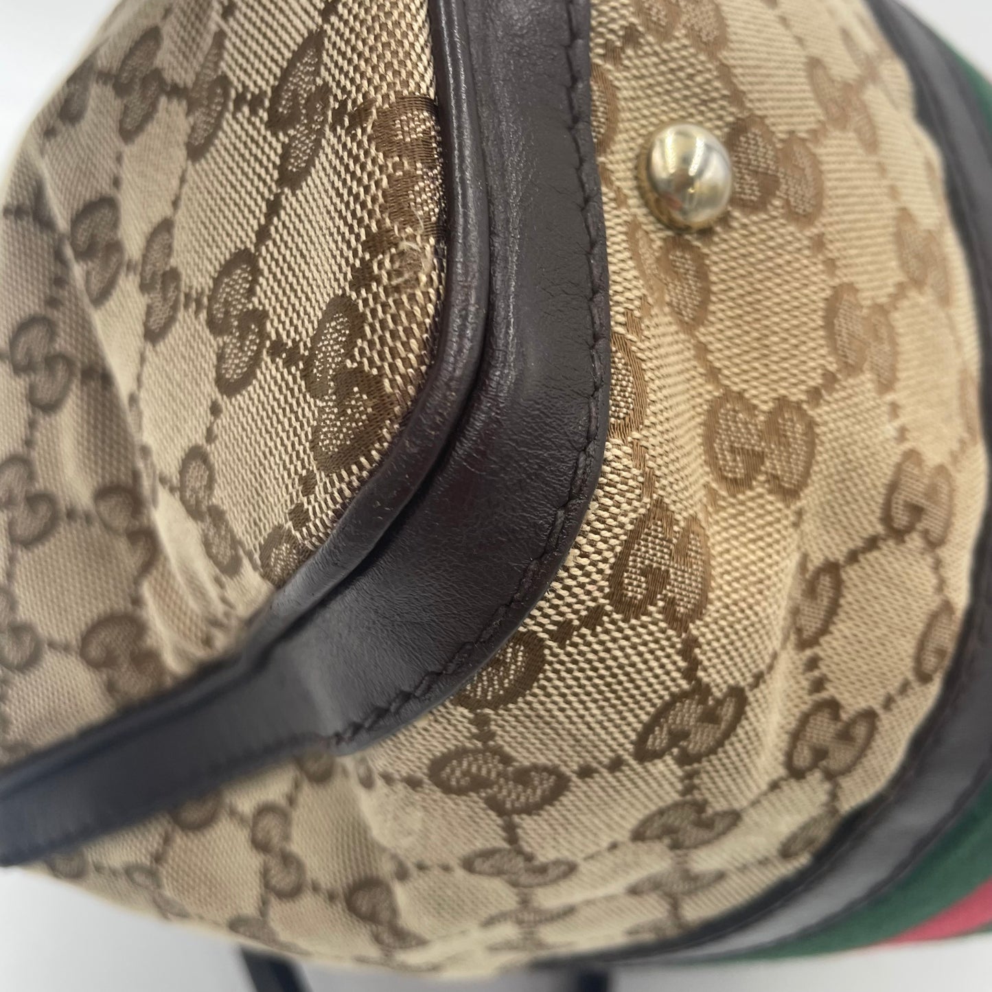 GUCCI GG Canvas Mini Boston Bag
