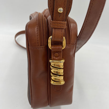 LOEWE Vintage Wooden Panel Shoulder Bag