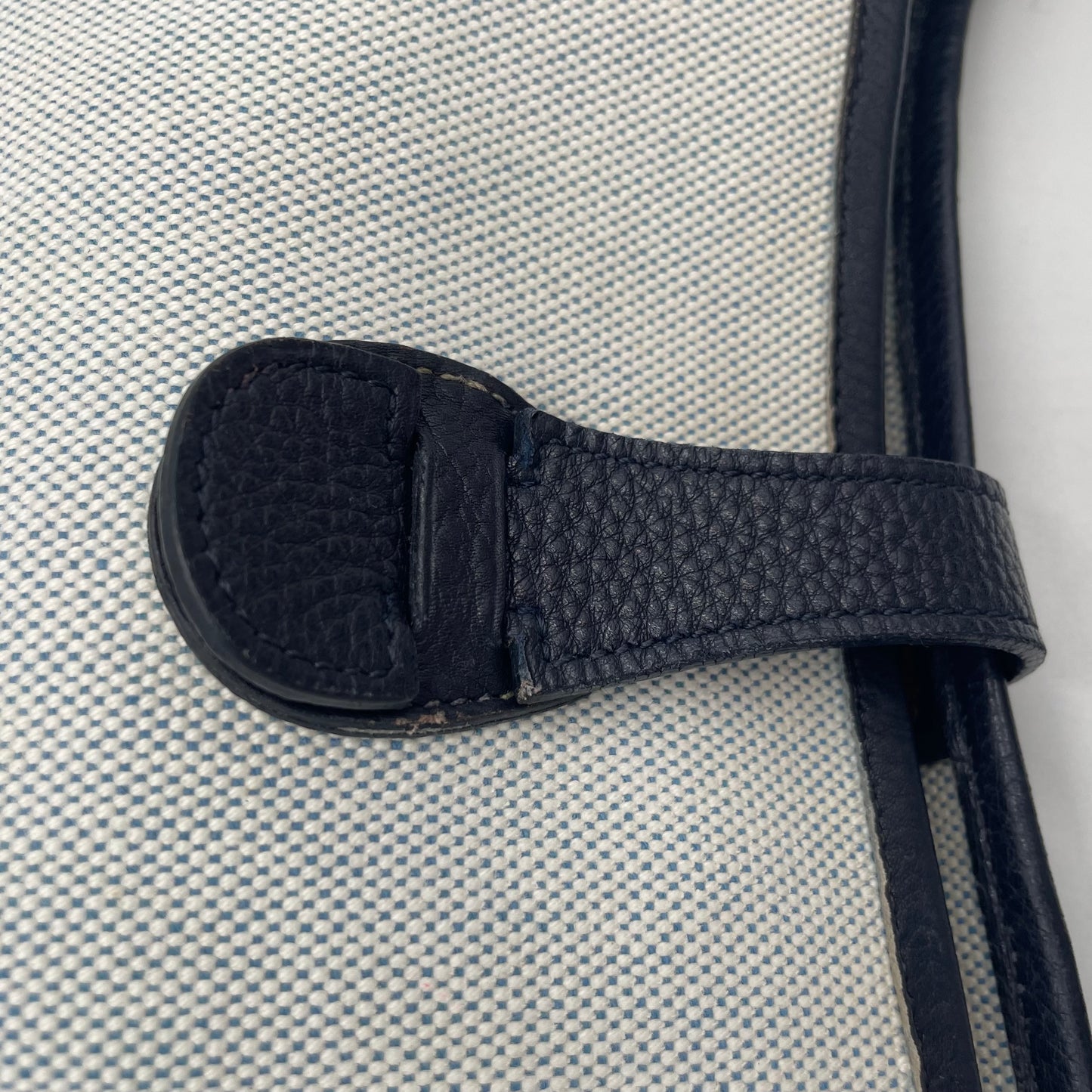 HERMÈS Evelyne Style Canvas Crossbody Bag