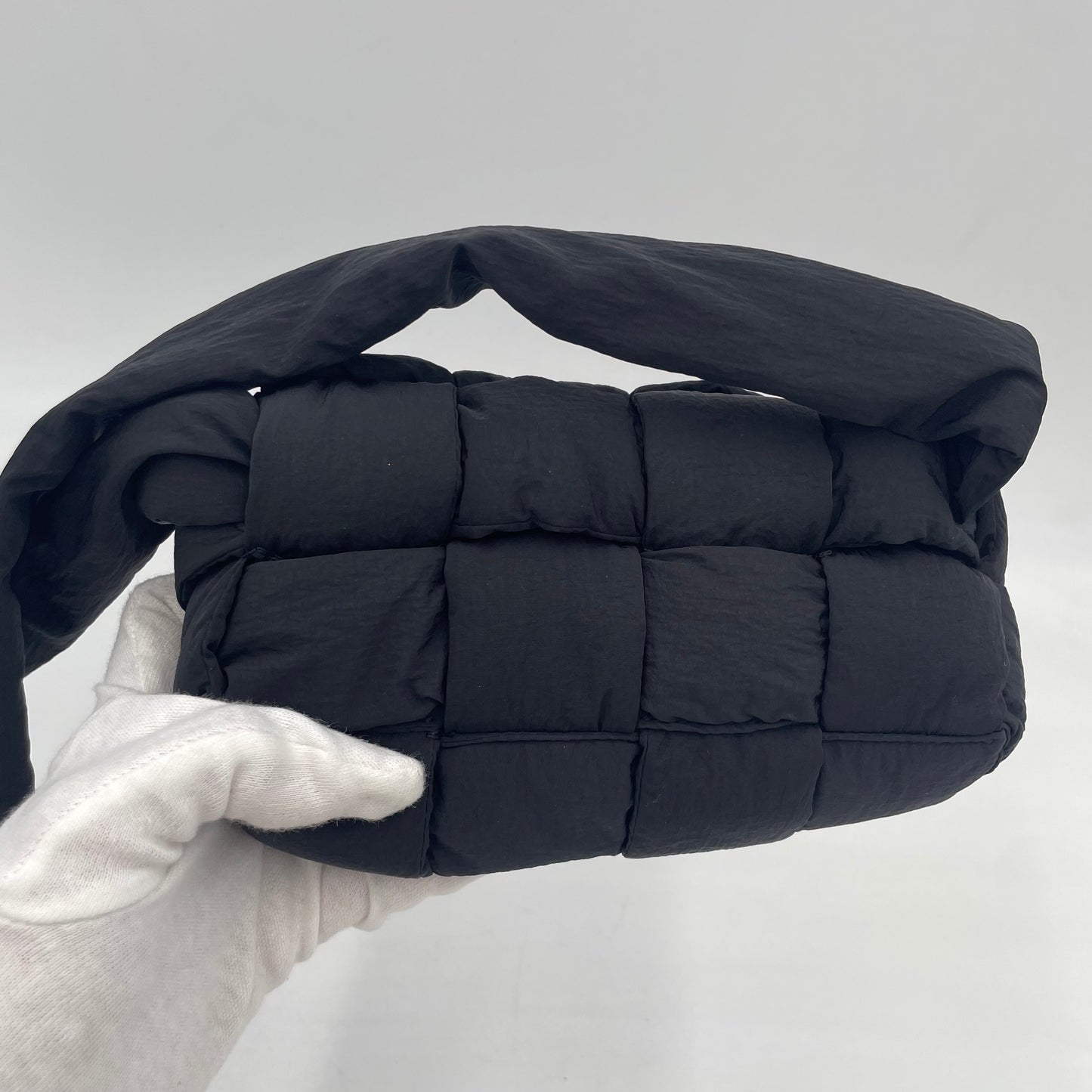 BOTTEGA VENETA Padded Intrecciato Nylon Body Bag