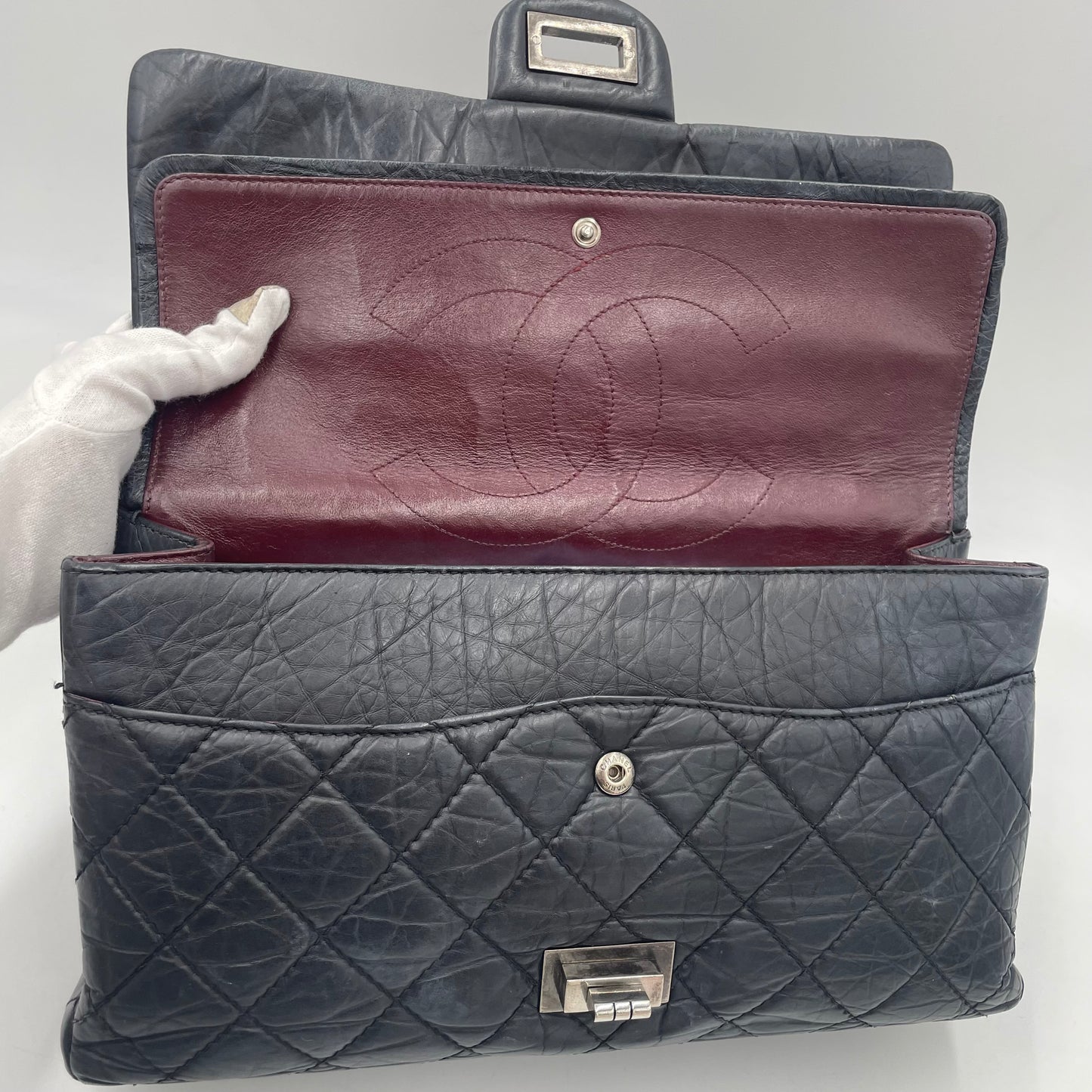 CHANEL Reissue 2.55 Flap Bag with Silver Hardware
