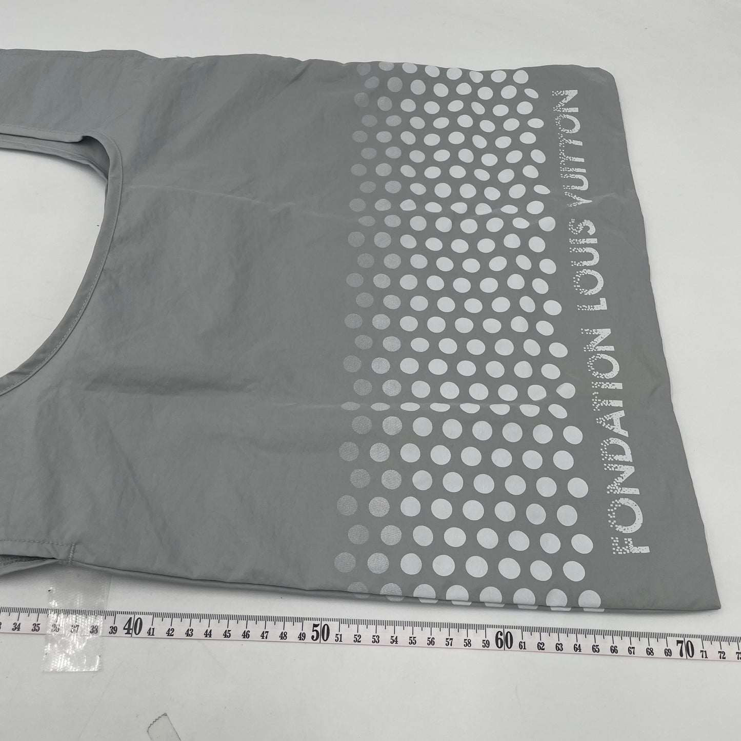 FONDATION LOUIS VUITTON Dot Print Tote Bag Gray