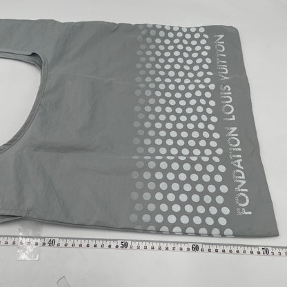 FONDATION LOUIS VUITTON Dot Print Tote Bag Gray