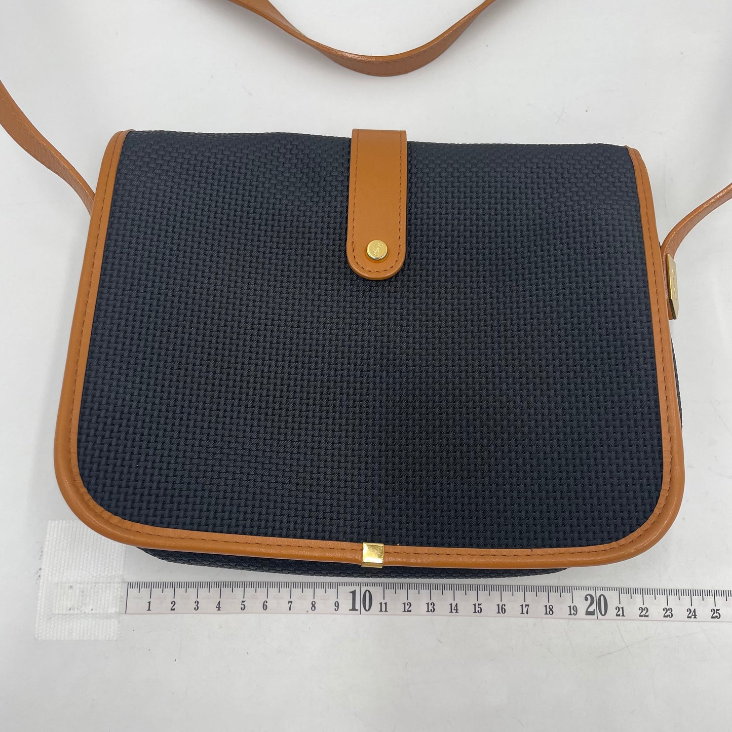 Yves Saint Laurent Vintage PVC & Leather Shoulder Bag