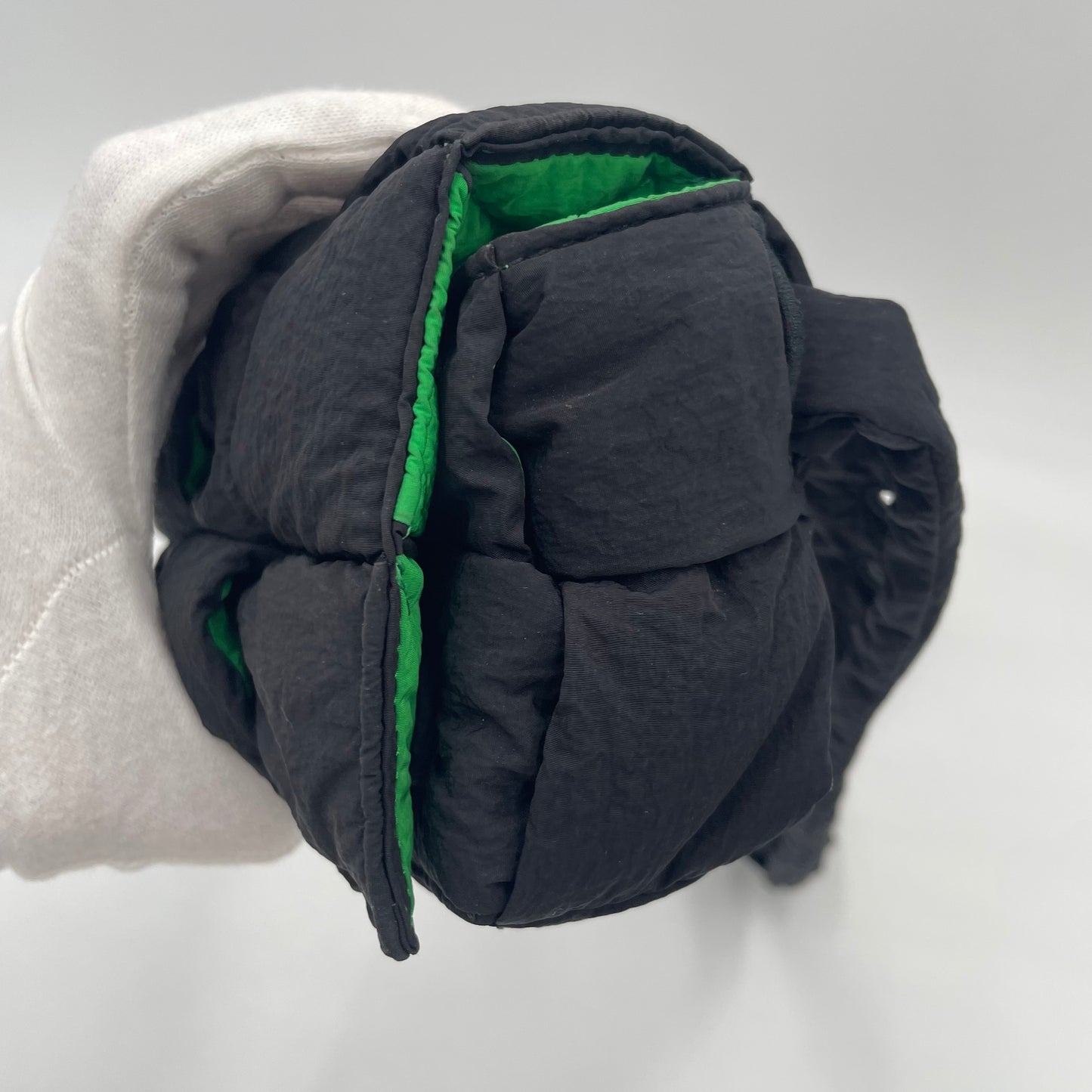 BOTTEGA VENETA Padded Intrecciato Nylon Body Bag