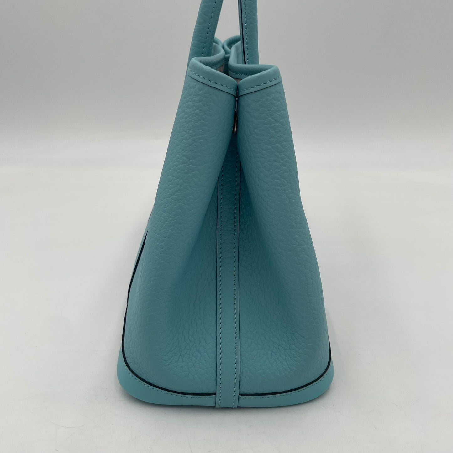 HERMÈS Garden Party T (2015) Negonda Leather Blue Atoll