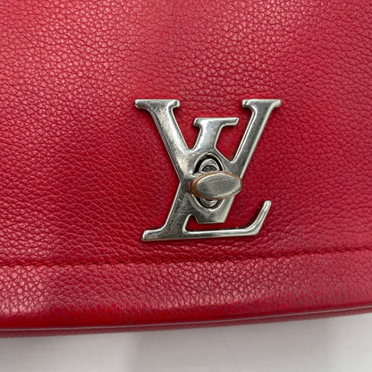 Louis Vuitton Lockme II Red Leather Chain Shoulder Bag