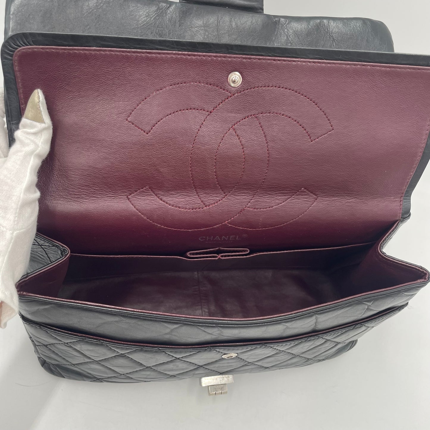 CHANEL Reissue 2.55 Flap Bag with Silver Hardware