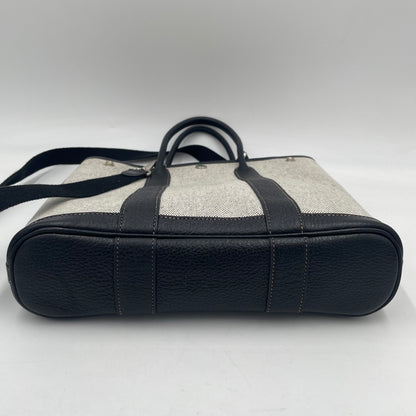 HERMÈS-Style Canvas Garden Tote with Shoulder Strap