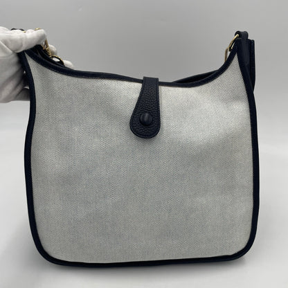 HERMÈS Evelyne Style Canvas Crossbody Bag