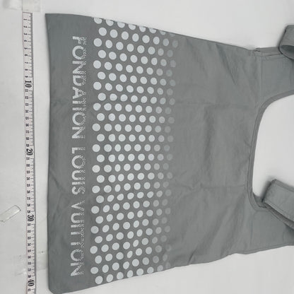 FONDATION LOUIS VUITTON Dot Print Tote Bag Gray