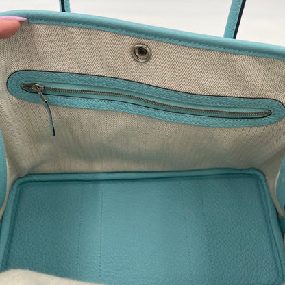 HERMÈS Garden Party T (2015) Negonda Leather Blue Atoll