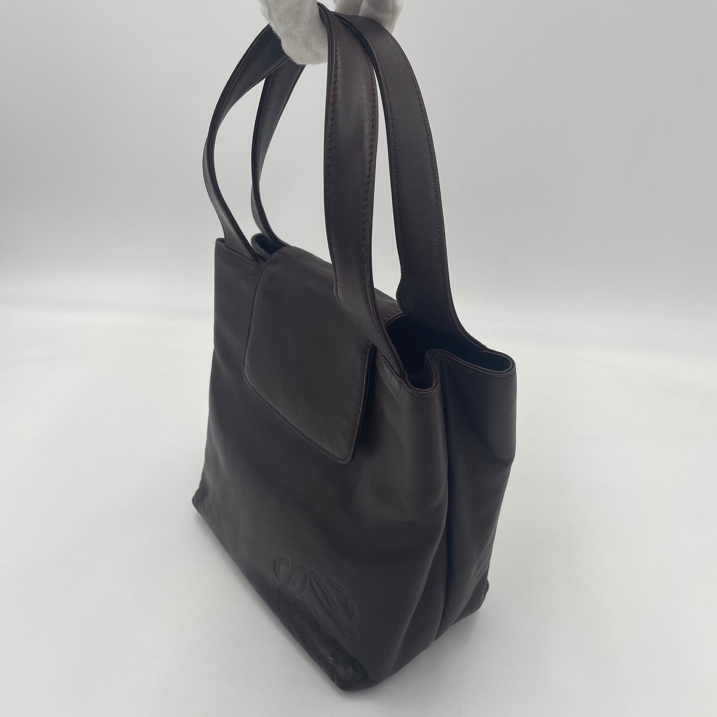 LOEWE Anagram Handbag Brown