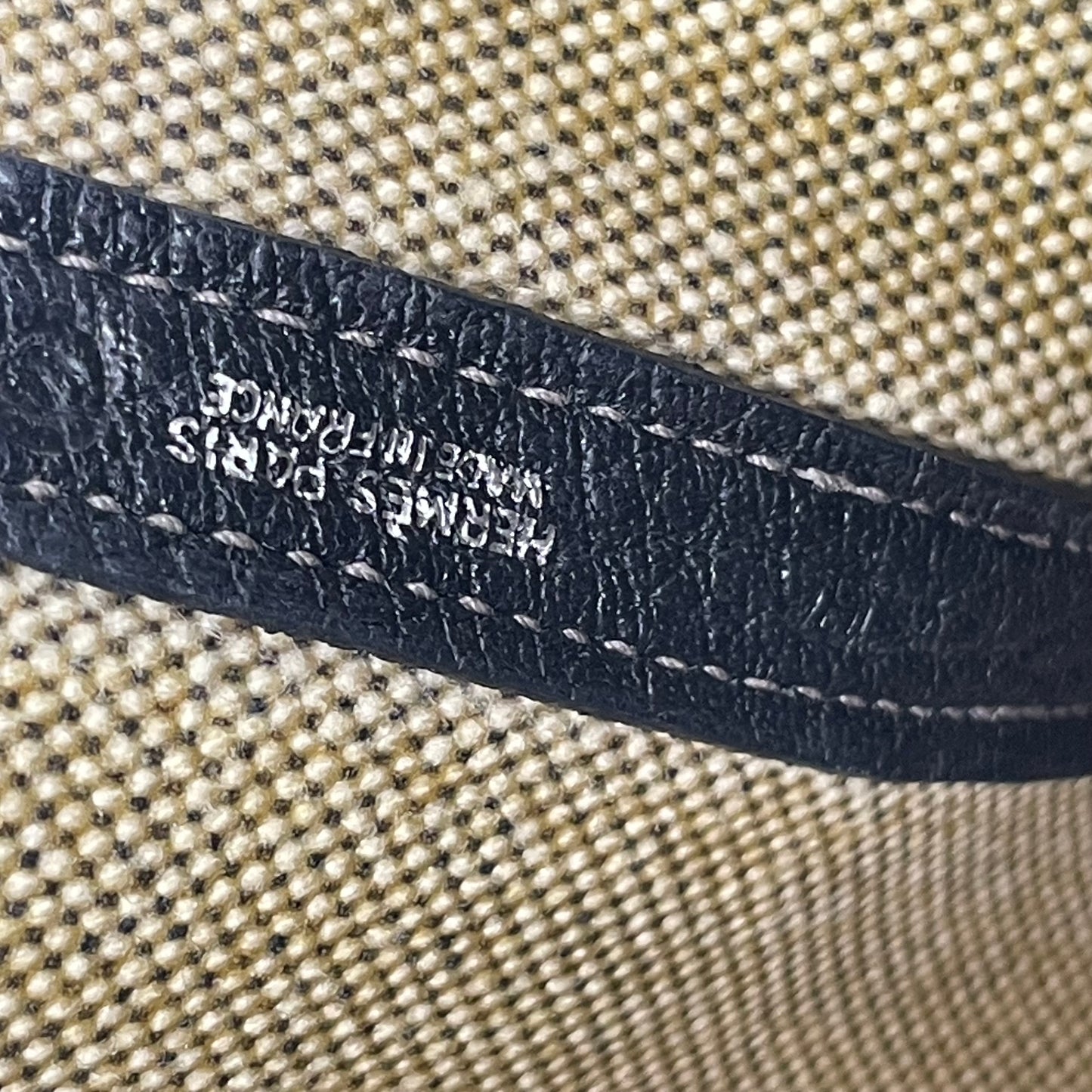 HERMÈS-Style Canvas Garden Tote with Shoulder Strap