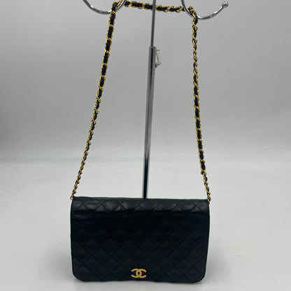 CHANEL Matelassé Push Lock Chain Shoulder Bag