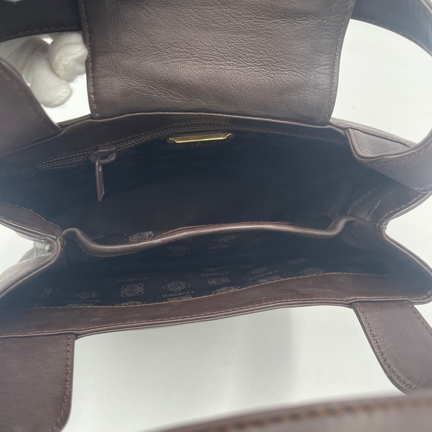 LOEWE Anagram Handbag Brown