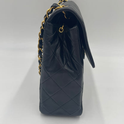 CHANEL Vintage Classic Single Flap Matelassé Lambskin Chain Shoulder Bag