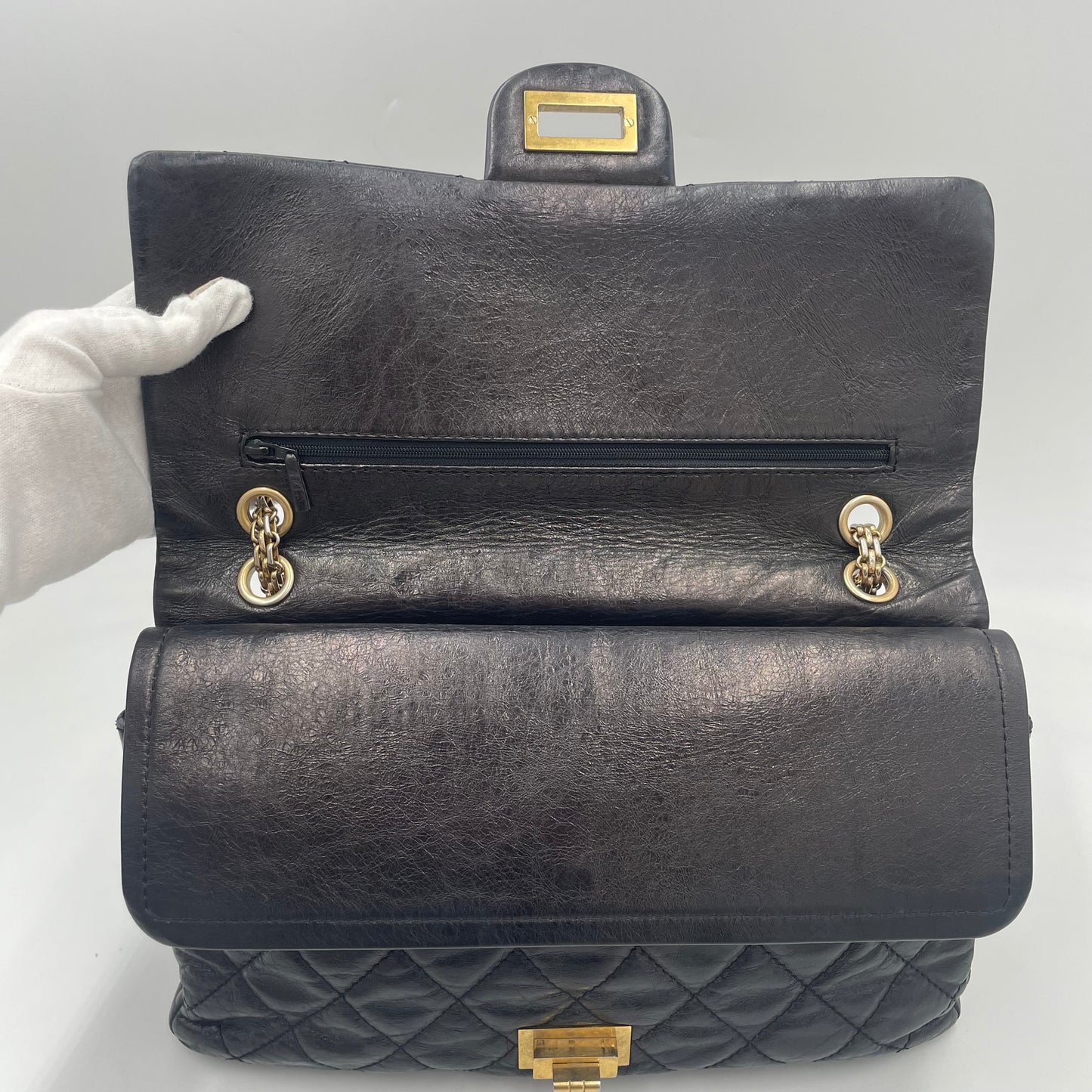 CHANEL Reissue 2.55 Flap Bag with  GOLD Hardware