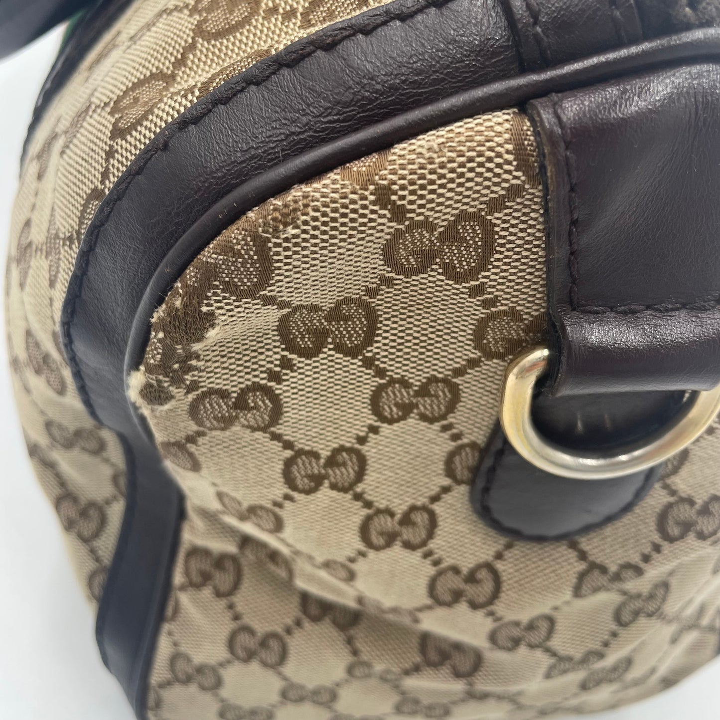 GUCCI GG Canvas Mini Boston Bag
