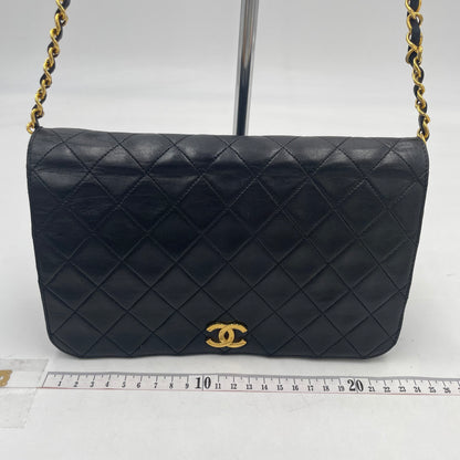 CHANEL Matelassé Push Lock Chain Shoulder Bag