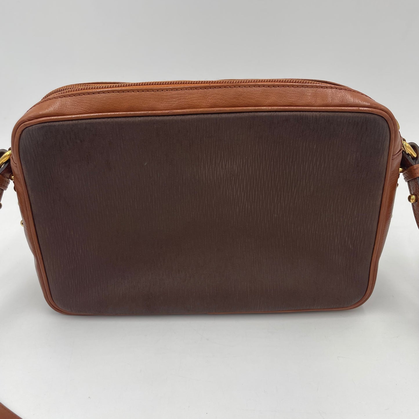 LOEWE Vintage Wooden Panel Shoulder Bag