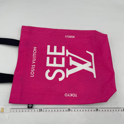 Louis Vuitton “SEE LV” Canvas Tote Bag (Tokyo Edition)
