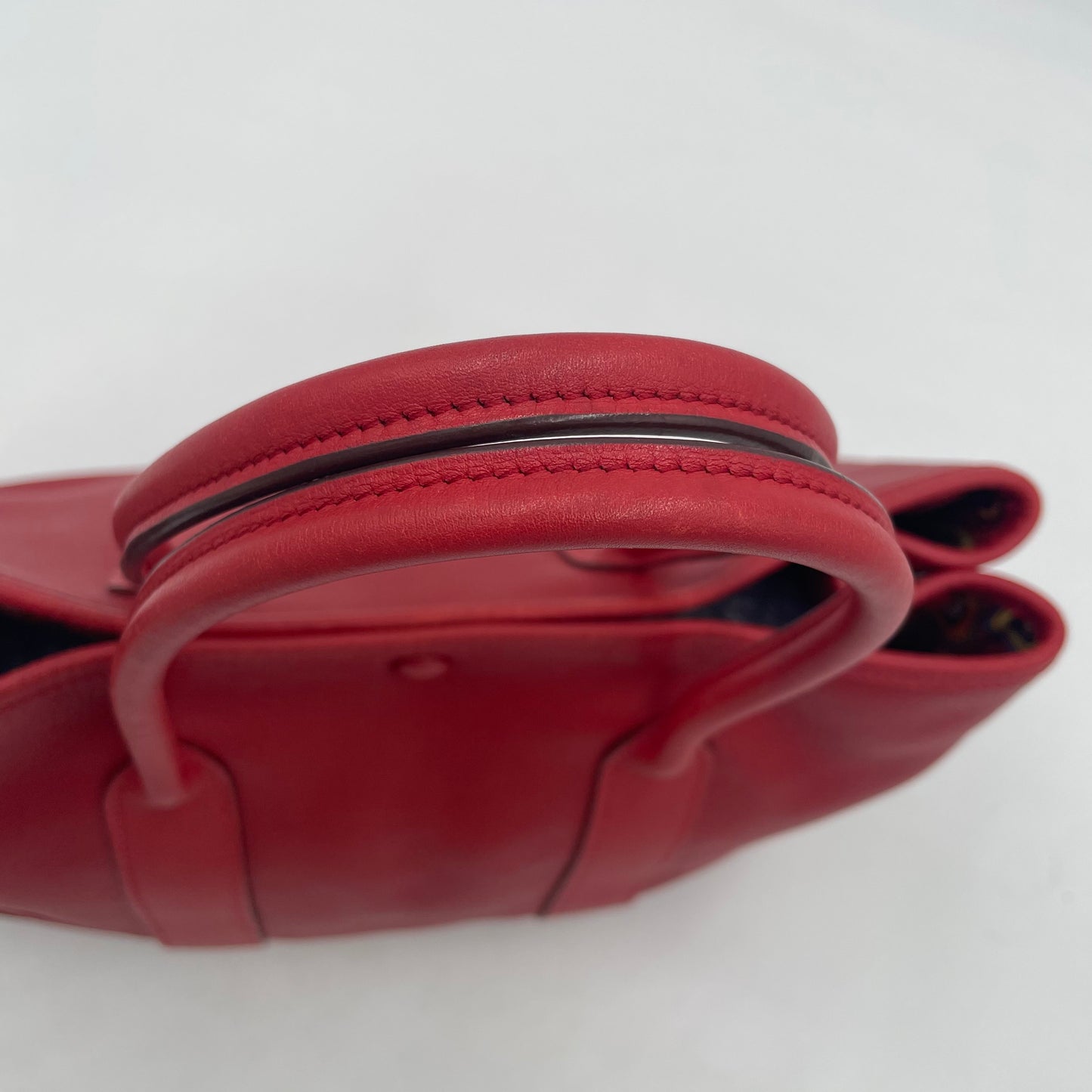 HERMÈS Garden Twilly □J  (2006) Garden Party TPM Vermilion Red Swift Leather