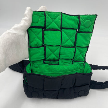 BOTTEGA VENETA Padded Intrecciato Nylon Body Bag