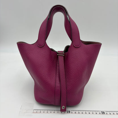 HERMES Picotin Lock PM 18 Rose Pourpre
Silver Hardware