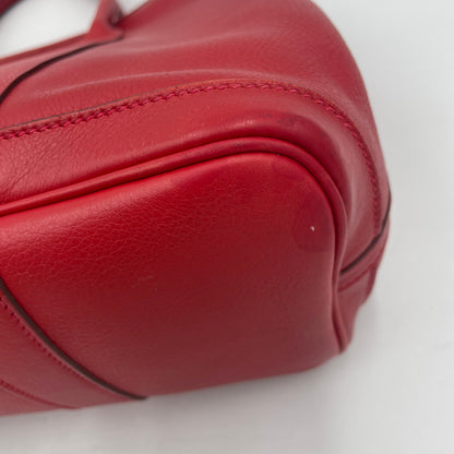 HERMÈS Garden Twilly □J  (2006) Garden Party TPM Vermilion Red Swift Leather