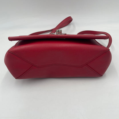 Louis Vuitton Lockme II Red Leather Chain Shoulder Bag