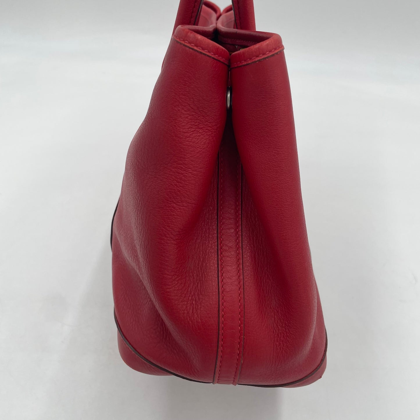 HERMÈS Garden Twilly □J  (2006) Garden Party TPM Vermilion Red Swift Leather