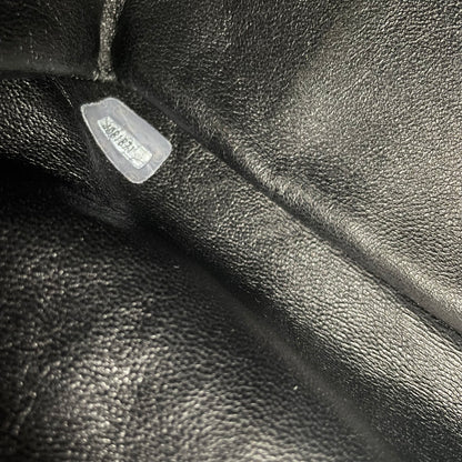 CHANEL Dark Brown Lambskin Single Flap Bag