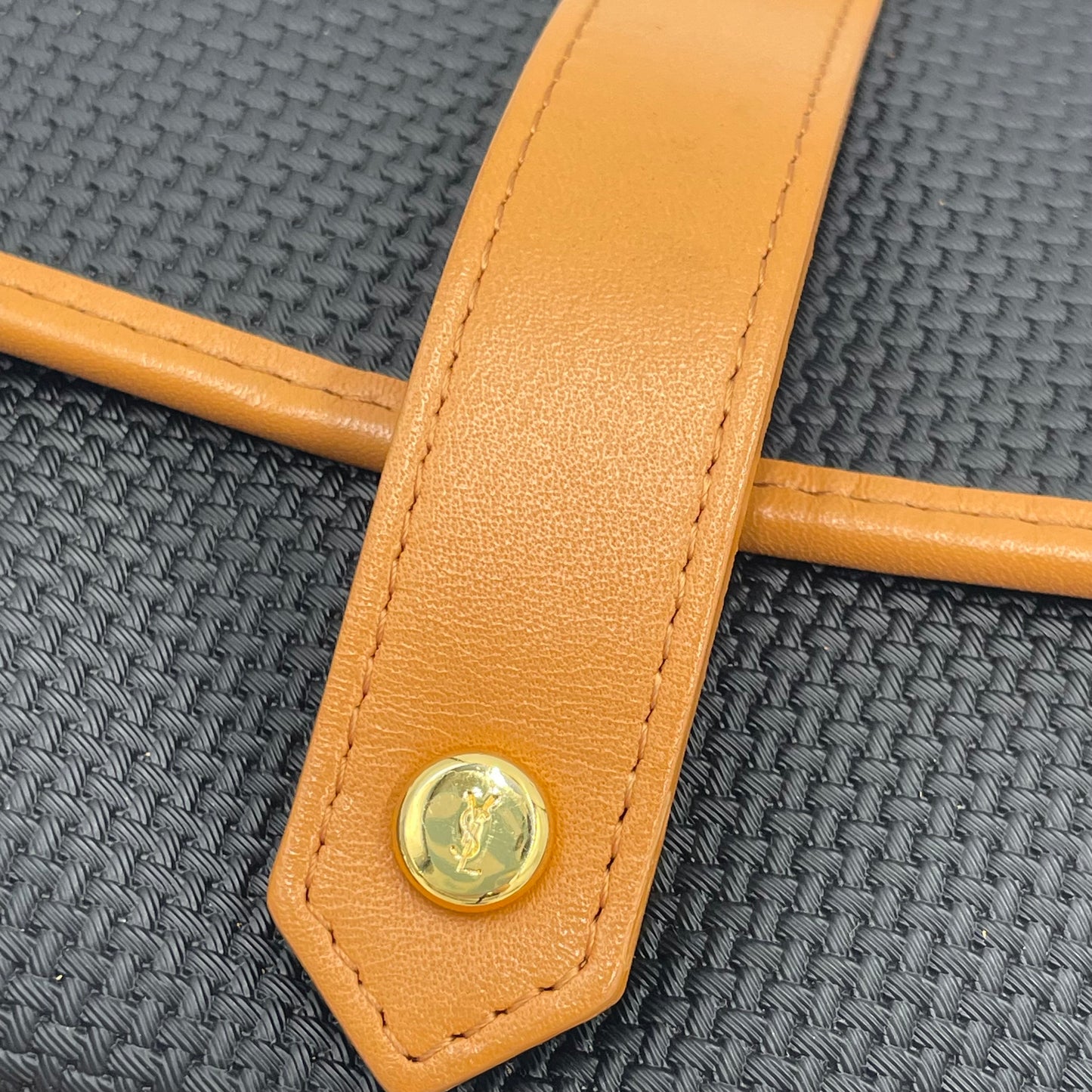 Yves Saint Laurent Vintage PVC & Leather Shoulder Bag