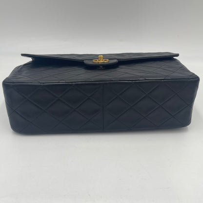 CHANEL Vintage Classic Single Flap Matelassé Lambskin Chain Shoulder Bag